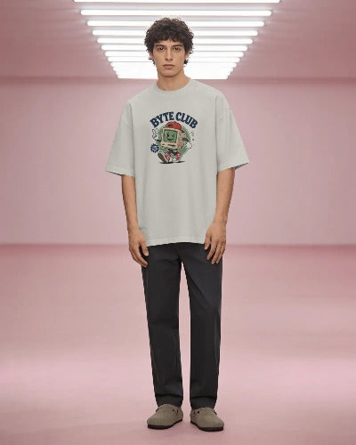 Byte Club Retro Computer Tee — Vintage Gamer Graphic T-Shirt